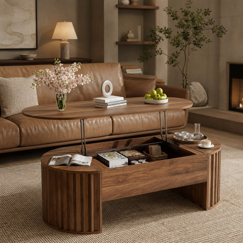 Table basse à plateau relevable Modern