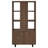 3-Shelf Cabinet Bookcase