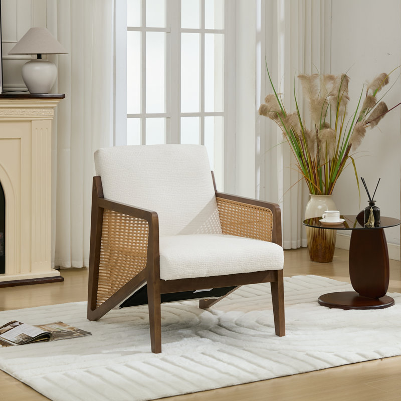 Fauteuil Karoll Chisara, Blanc, 1
