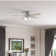 Builder Low Profile 52" 5 - Blade Flush Mount Ceiling Fan with Lights and Pull Chains