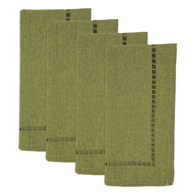 Laser-Cut Hemstitch Napkin (Set of 4)