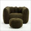 Fauteuil à billes confortable en microfibre avec mousse douce de qualité supérieure, parfait pour la détente et un usage polyvalent à la maison