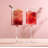 JoyJolt Elle Fluted Red Wine Glasses, 17.5oz