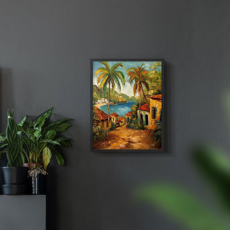 Série LANDSCAPES CDVI - reproduction encadrée de qualité supérieure - prête à être accrochée - aucun clou requis