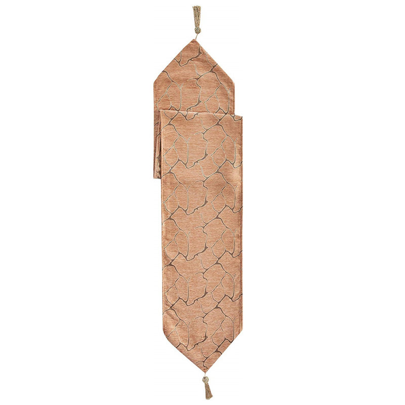 Wetherbee Artistic Design Table Runner, Brown