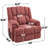 Dual Motor Heat Massage Infinite Position Up To 350 LBS Electric Power Lift Recliners With Power-Remote, Medium-Firm And Heavy Duty-861281142