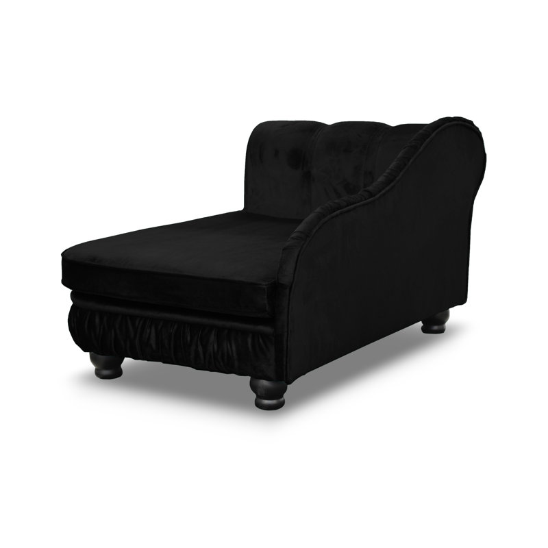 Alana Polyester Pet Bed, Black