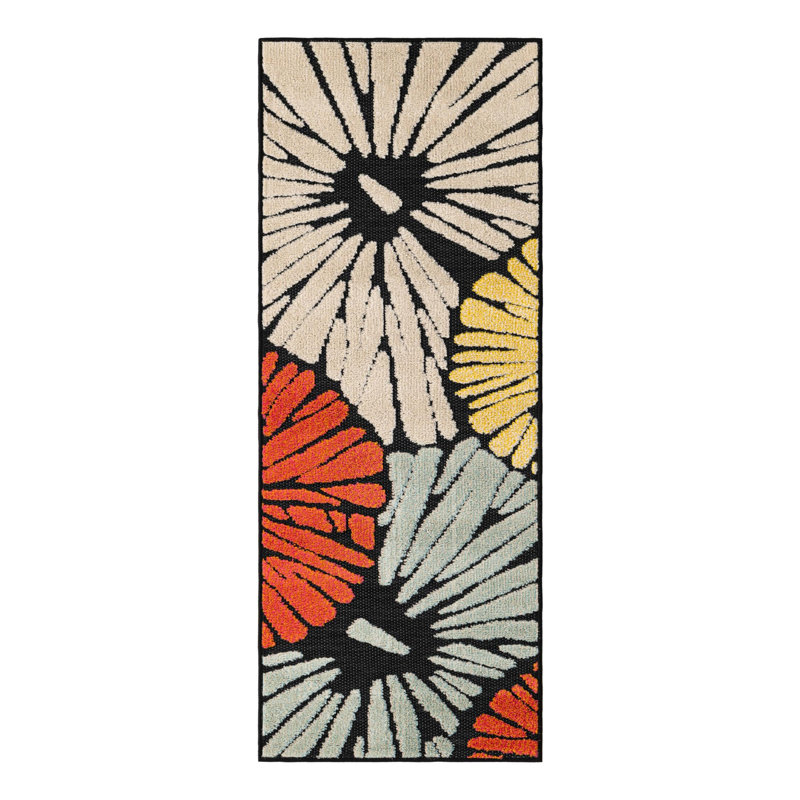 Tapis Bungalow Rose Cabana Caimin, Tapis de couloir 2 pi x 5 pi 1 po