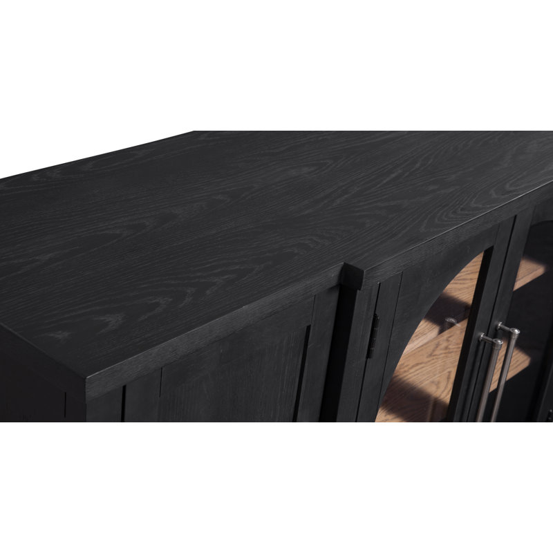 Camden 68" Two-Tone Black Oak Server