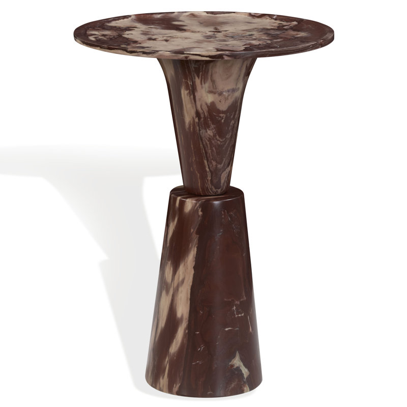 Table d'appoint Tatyanna, Marron