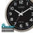 Weese 16" Stainless Steel Atomic Wall Clock