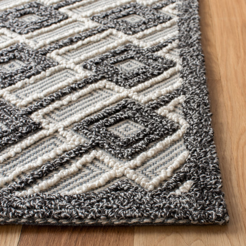 Owlswick Hand Tufted Performance Geometric Rug, Rectangle 8' x 10'