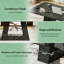Grande table de bureau spacieuse, bureau pratique pour ordinateur