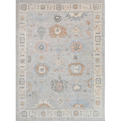 Oushak Hand Knotted Wool Oriental Rug