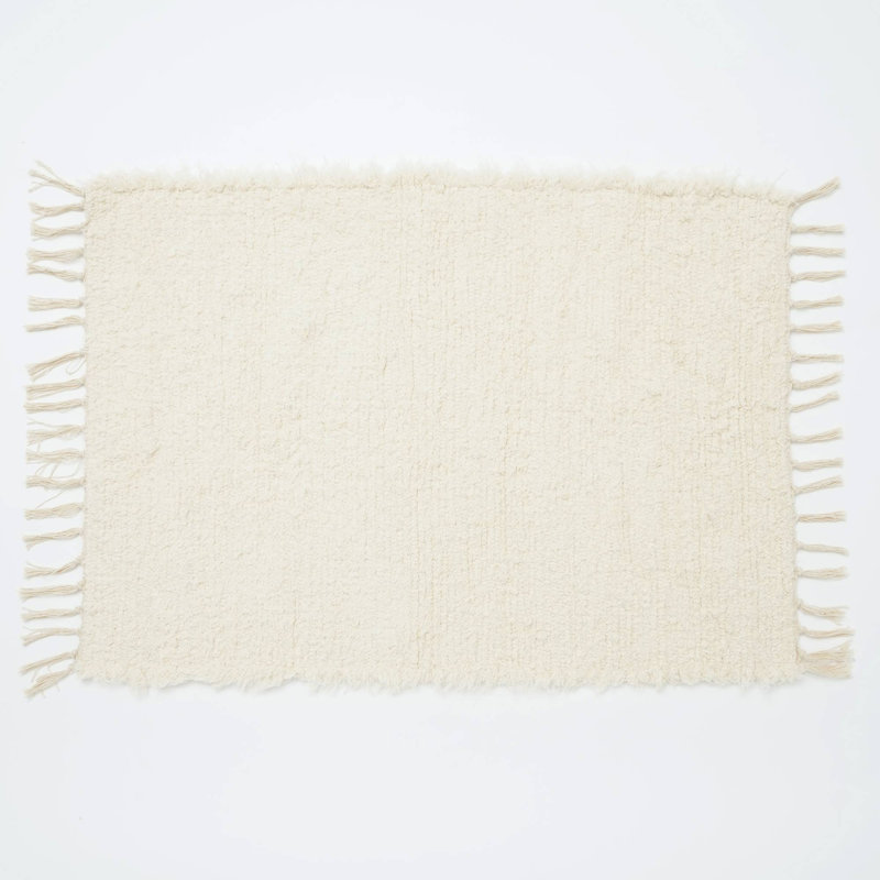 Rug | Camelot Scatter Rug | 36 X 24" | Home Decor White Rug, White