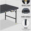 Table de fête de pique-nique pliante et multifonctionnelle noire de 4 pi, 1 pièce par boîte