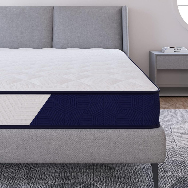Matelas hybride Bedstory 6 po mi-ferme pour lit simple, support ergonomique, certifié CertiPUR-US, 6", Lit simple