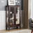 2 Doors Curio Cabinet With Tempered Glass, Mirrored Back, Adjustable Shelves, And Internal Lighting For Elegant Display-230946218