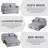 3 In 1 Convertible Sleeper Sofa Bed-285675579