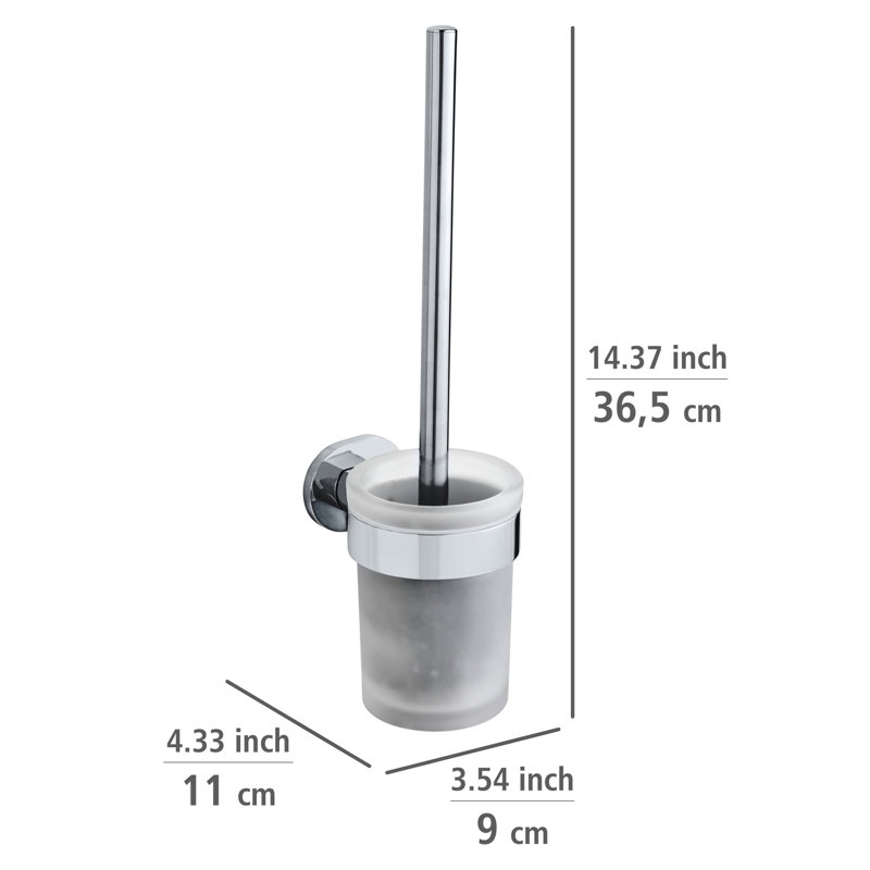 Hermanson Freestanding Toilet Brush & Holder