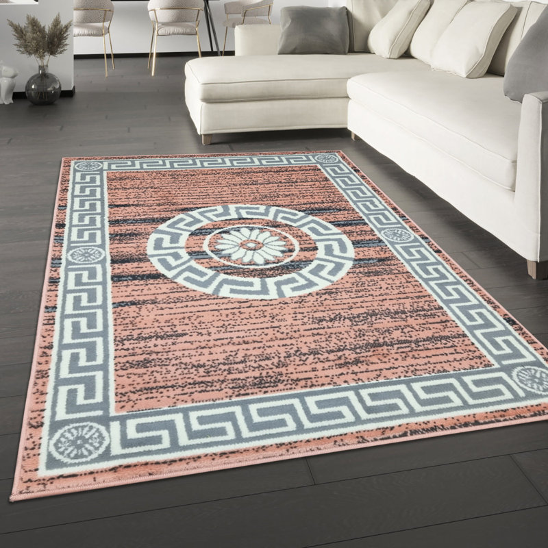 Danyca Geometric Machine Woven / Power Loomed Area Rug, Rectangle 200 x 290cm