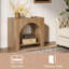Table de bout Farmhouse avec tablette de rangement pour le salon-1739567535-1730789070