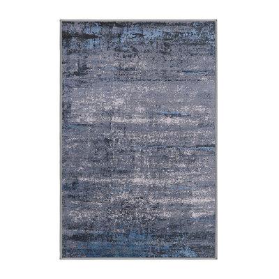 Tapis bleu / rouge
