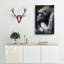 The Crouching Gorilla In Abstract - Wrapped Canvas-55338859