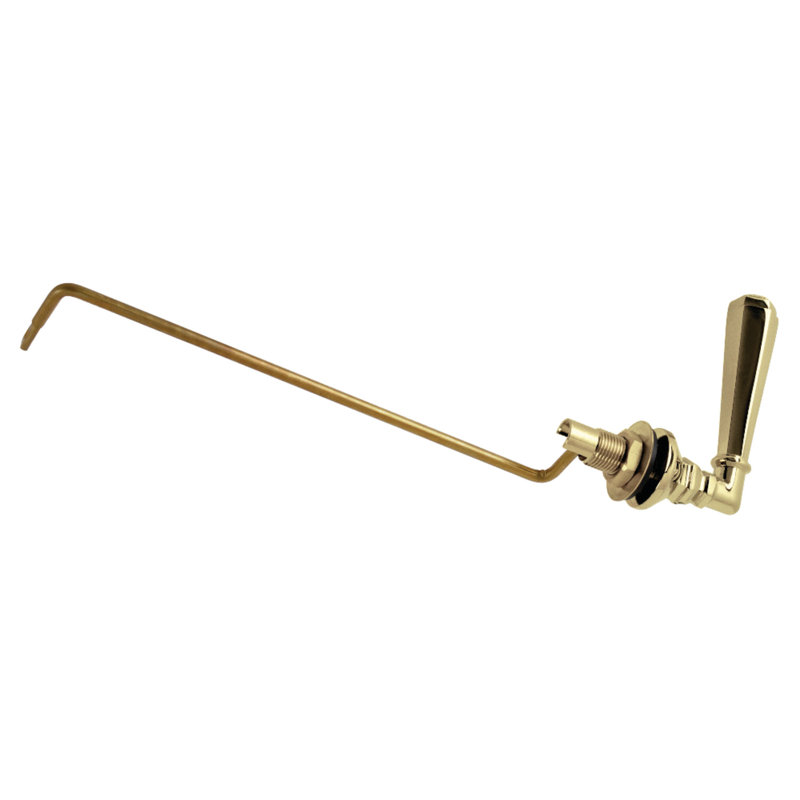 Kingston Brass Metropolitan Side Mount Toilet Tank Lever, Polished Brass