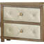 Magnifique table de chevet en acajou verni avec meuble de chambre moderne-1164609248