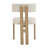 Mathel Modern Fabric Upholstered Armless Dining Chairs with Sleek Metal Legs-466215533-468497252