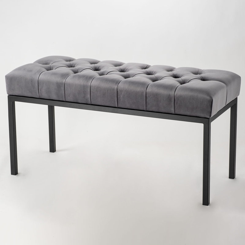 Fiorenza Velvet Upholstered Bench, H40 x W100 x D30cm