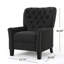 Fauteuil inclinable moderne en tissu gris foncé, gris foncé antique
