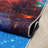  Celestial Space Supernova Modern Abstract Multi Color Flat-Weave 5'3" x 7'3" Area Rug