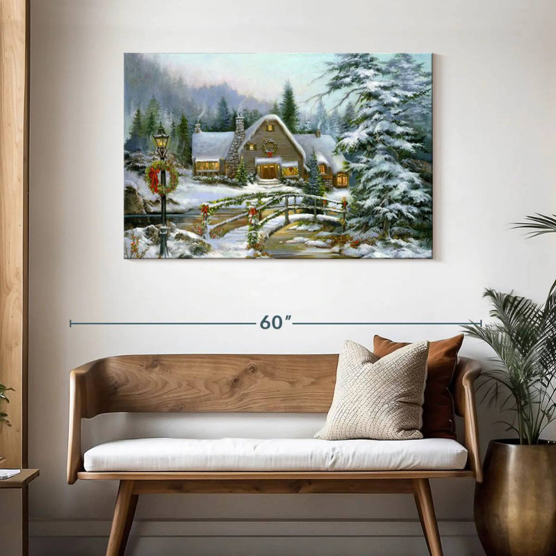 Hiver Noël, H 30 po x l 45 po