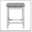 Ensemble de salle à manger 4 pièces à hauteur de comptoir avec finition blanche, ports USB intégrés, prises de courant et 3 tabourets confortables pour la vie moderne-786955969-786955968-786955973