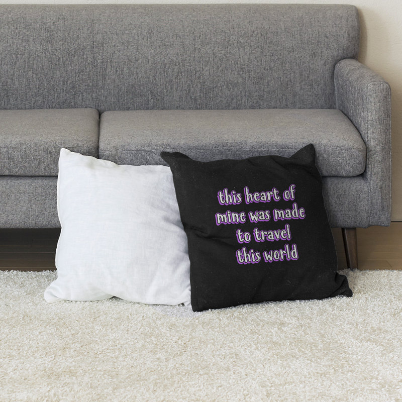 Coussin de sol, 36 po x 36 po, Mauve