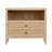 Beecher Whitewashed Oak Wood Large Nightstand