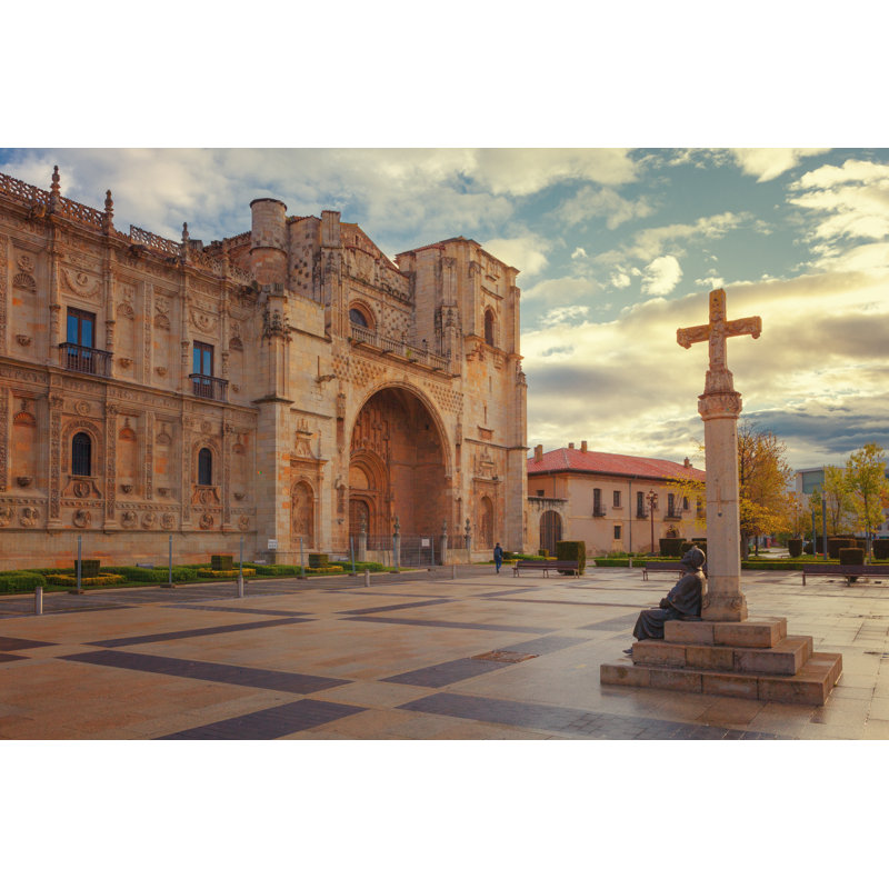 San Marcos, Old Hospital Leon, Spain by Jarcosa - Wrapped Canvas Print, 51cm H x 76cm W x 3.8cm D