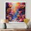 Orange, rose, poisson clown, corail, marine majestueuse - art mural de mur de corail, salon-1514252441-1410443266