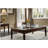 Espresso Coffee Table with Turned Legs