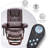 Jamillah  2Set Faux Leather Recliner with Massage Feature and Ottoman, 360 Degree Swivel, Removable Lumbar Pillow-1720247602