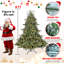 Arbre de Noël pleine forme avec support en métal-1912969970-1912969968