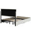 Upholstered Double (4'6) Velvet Drawers and 4 Drawers Bed