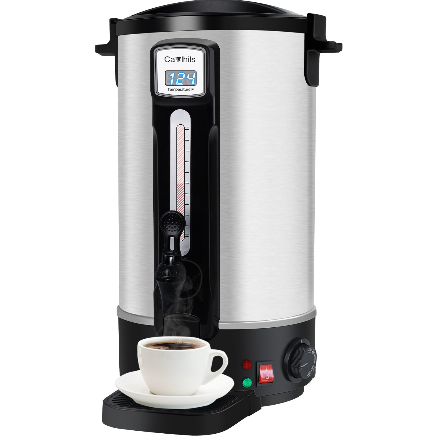 CoffeePro 100-Cup Commercial Coffee Urn, Stainless Steel