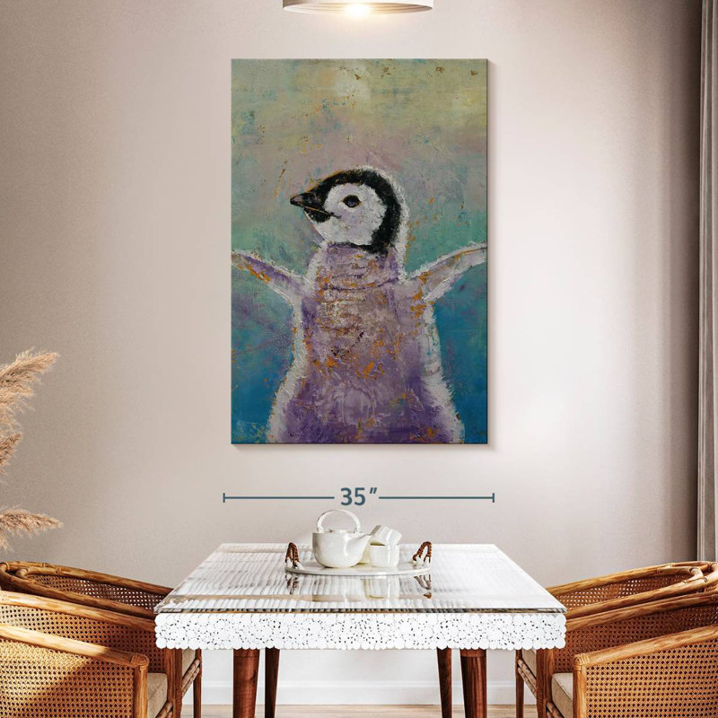 Brampt Baby Penguin, 51" H x 34" W