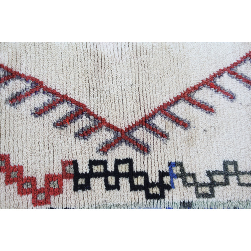 One-of-a-Kind Rectangle 3'6" x 6'3" Hand Knotted Area Rug