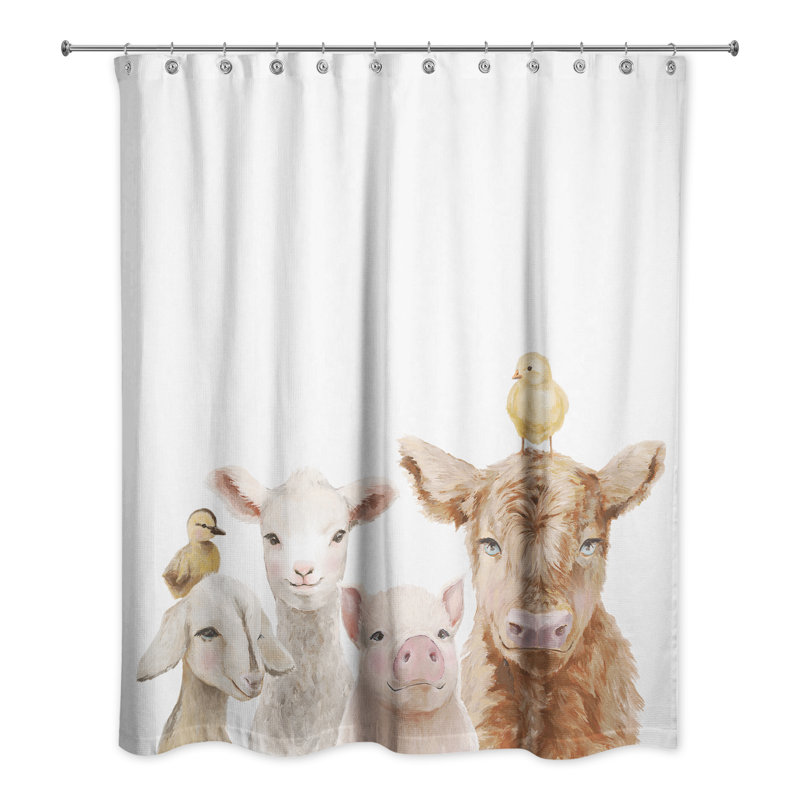 Rideau de douche Baby Farm
