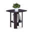 Table de bout compacte en noyer foncé - Design contemporain élégant et peu encombrant