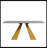 Ashni Rectangular ,Kitchen table,Pedestal dining table with pure natural material-463918698-463918701-422279738